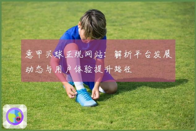意甲买球正规网站：解析平台发展动态与用户体验提升路径